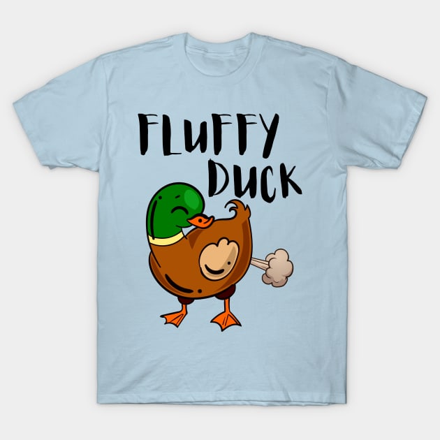 Fluffy Duck T-Shirt by OldTony